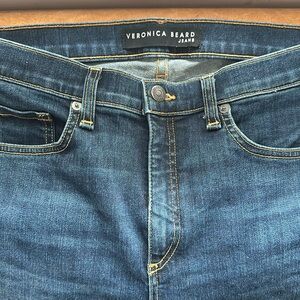 Veronica Beard Kate 10” skinny Raw Hem jeans